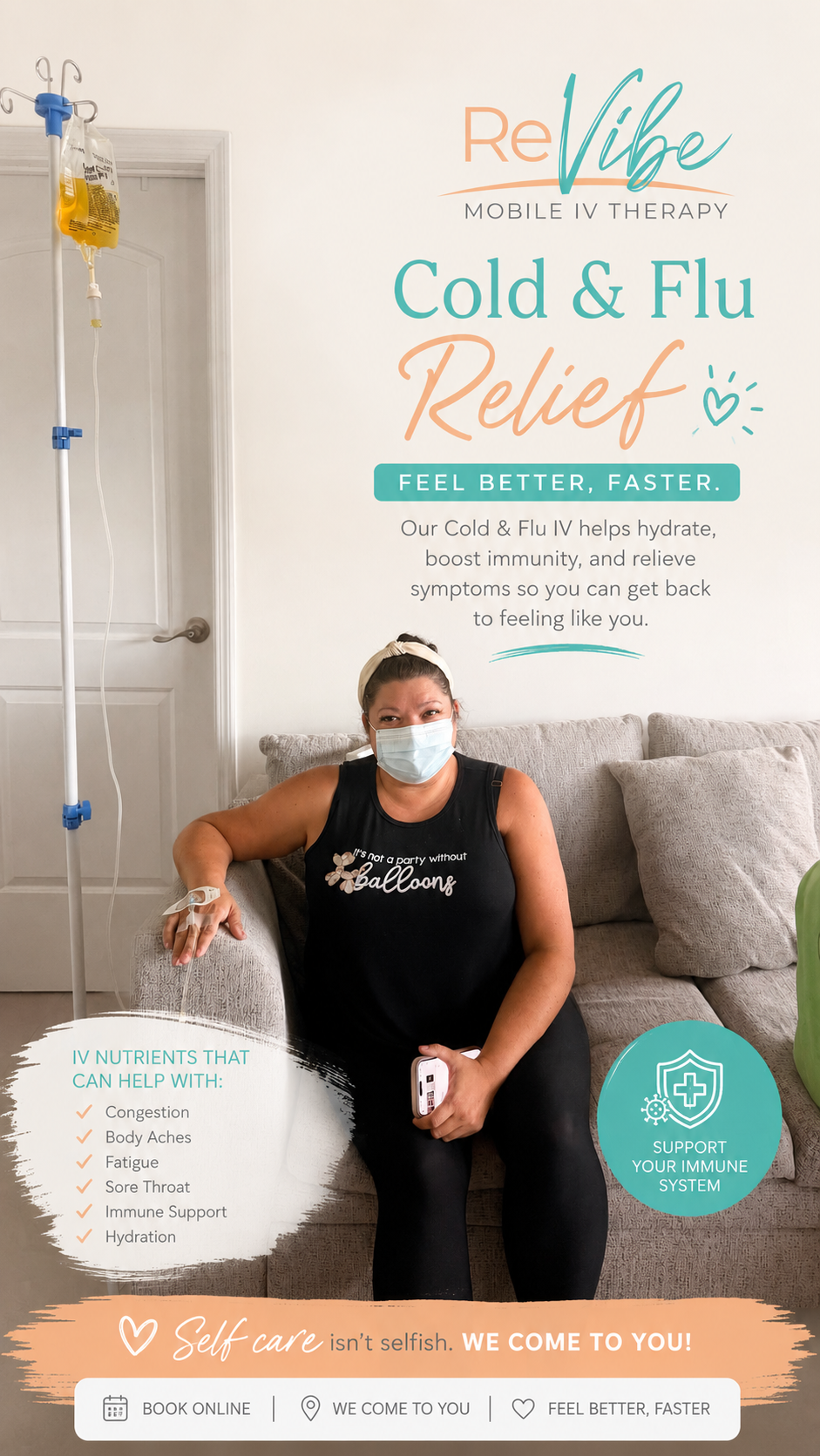 ReVibe Cold & Flu relief IV drip